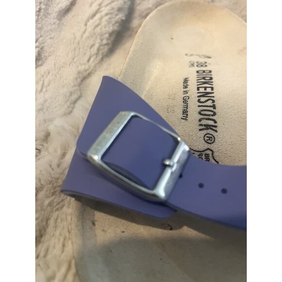 Birkenstock Madrid Sandals - Size 38 - Purple Leather - Made in Germany - US 8 - Picture 6 of 7